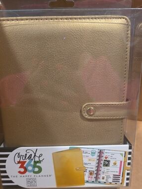Create 365 The Happy Planner Gold Deluxe cover MINI